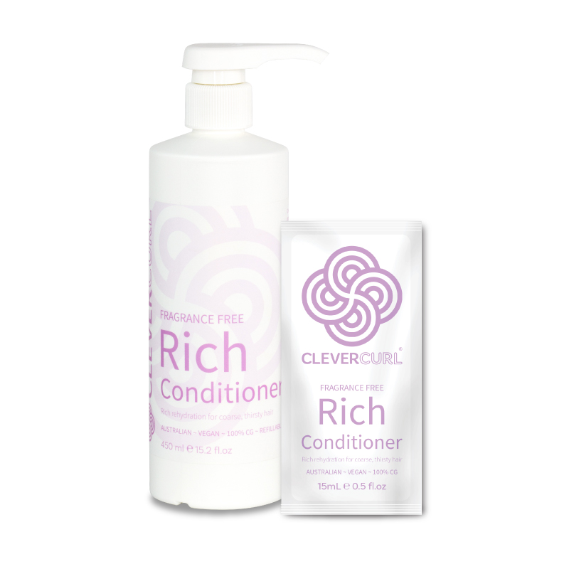 Clever Curl Fragrance Free Rich Conditioner
